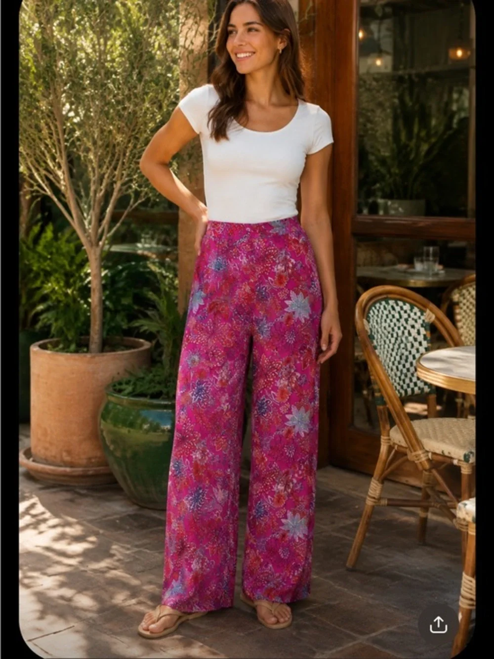 Jude Connally Floral Wide Leg pants